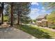 Backyard patio with beautiful lawn at 1470 S Quebec Way # 83, Denver, CO 80231