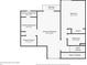 Detailed second floor plan showing primary bedroom, secondary bedroom, and bathrooms with balcony access at 1470 S Quebec Way # 83, Denver, CO 80231