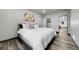 Comfortable bedroom with a plush queen bed, closet, and soothing decor for a relaxing retreat at 11680 Imboden Rd, Hudson, CO 80642