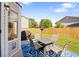 Cozy outdoor patio with comfortable seating around a fire pit, perfect for gatherings and enjoying the backyard at 15157 E Nassau Ave, Aurora, CO 80014
