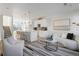 Inviting living area showcasing an open layout to the kitchen with stylish decor and ample seating at 8 Oneida Ct, Denver, CO 80230