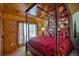 Charming bedroom with a four-poster bed and a calming atmosphere at 229 Lee Ln, Breckenridge, CO 80424