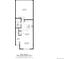 1313 sq ft floor plan including living room, kitchen, and garage at 16023 E Warner Pl, Denver, CO 80239