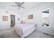 Cozy bedroom with a ceiling fan, perfect for relaxing at 5925 La Posada Pl, Parker, CO 80134