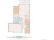 Detailed floor plan showcasing layout of main floor with kitchen, living room, bedrooms and Primary bedroom at 5925 La Posada Pl, Parker, CO 80134