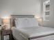Bedroom featuring a bed, nightstands with lamps, and a window at 5347 Warrior St, Frederick, CO 80504