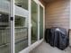 Relaxing patio with a grill and sliding glass door for easy indoor-outdoor living at 5347 Warrior St, Frederick, CO 80504