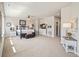 Spacious main bedroom with neutral tones, carpet floors, and decorative details at 16231 Thunder Cat Way, Monument, CO 80132
