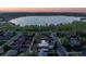 Aerial shot of a home near Sloan's Lake, showcasing the beautiful surrounding neighborhood and green space at 1655 Wolff St, Denver, CO 80204
