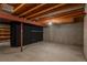 Partially finished basement area with a large open space at 12520 E Cornell Cir, Aurora, CO 80014