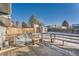 Deck and fenced backyard with storage shed at 16046 E Harvard Ave, Aurora, CO 80013