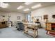 Spacious workshop, fully equipped with woodworking tools and ample storage at 1701 Creedmoor Ct, Castle Rock, CO 80109