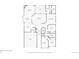 A 2D floor plan displaying the layout of rooms and dimensions in the residence at 24783 E Arkansas Pl, Aurora, CO 80018