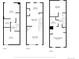 Floor plans of all three floors, including a living room, kitchen, bedrooms, and bathrooms at 9946 W Cornell Pl, Lakewood, CO 80227