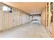 An unfinished basement with concrete walls and floor at 5505 Tucson St, Denver, CO 80239