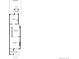 Second floor plan featuring a kitchen, dining room, living room, and an entry porch at 553 N Logan St, Denver, CO 80203