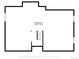 Basement floor plan with dimensions at 8133 W Quarto Ave, Littleton, CO 80128