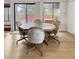 Cozy dining room with wood floors and sliding glass doors at 8133 W Quarto Ave, Littleton, CO 80128