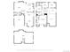 Detailed floor plan showing layout of the home, including measurements at 8133 W Quarto Ave, Littleton, CO 80128