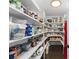 Well-organized pantry with ample shelving and storage space for all your needs at 5955 Blue Sage Way, Littleton, CO 80123