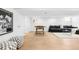 Finished basement with foosball table, comfortable seating, and a modern aesthetic at 418 S Gilpin St, Denver, CO 80209