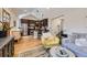 Stylish living room blending seamlessly with the kitchen, perfect for entertaining and Gathering gatherings at 2841 N Columbine St, Denver, CO 80205