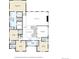 Detailed floor plan displaying the layout of the primary bedroom, Gathering room, laundry, and multiple bedrooms at 6977 Copper Sky Cir, Castle Pines, CO 80108