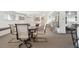 Fun game room with a poker table, seating, and bright lighting, perfect for hosting game nights and entertaining guests at 252 N Pennsylvania St # 102, Denver, CO 80203