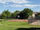Outdoor basketball court with well-maintained green grass and surrounding trees at 11307 Navajo Cir # A, Westminster, CO 80234