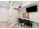 Bright office features built-in shelving and desk at 2754 S Kenton Ct, Aurora, CO 80014