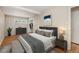 Comfortable bedroom with hardwood floors, a large bed, a dresser, and a closet for ample storage at 1920 Elmira St, Aurora, CO 80010