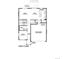 Detailed floor plan of the first floor layout showcasing the kitchen, living room, study, and garage at 1836 Westport Ave, Berthoud, CO 80513