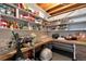 Well-stocked pantry with ample shelving and countertop space for organized storage and easy access at 7930 S Kendall Ct, Littleton, CO 80128
