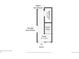 Detailed floorplan of the entry level, showing the layout of the bathroom, foyer, and garage at 1473 N Locust St, Denver, CO 80220