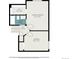 Floor plan showcases the second floor featuring the primary bedroom with WIC, bath, hall and an additional bedroom at 17802 E Bates Ave, Aurora, CO 80013