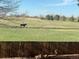 Backyard view of a horse and rider on a trail, taken from the home at 9787 W Ohio Ave, Lakewood, CO 80226