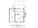 Floor plan featuring a kitchen, dining area, living room, and garage, with dimensions, within a total of 1889 sq. ft at 21518 E Powers Ln, Centennial, CO 80015