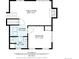 Floor plan featuring a Gathering room, bedroom, laundry room, and bath, with dimensions, within a total of 1889 sq. ft at 21518 E Powers Ln, Centennial, CO 80015