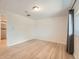 Bedroom featuring light wood floors and neutral walls at 1533 E Harlan, Lakewood, CO 80214