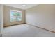 Bright bedroom featuring a large window and carpet flooring at 16231 Rayburn St, Hudson, CO 80642