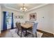 Formal dining room with chandelier lighting, stylish decor, and neutral color scheme at 5350 Clearbrooke Ct, Castle Rock, CO 80104