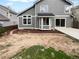 A backyard with a small stone path at 10707 Milliken St, Parker, CO 80134