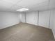 Finished basement featuring neutral carpet with convenient closet and storage spaces at 10707 Milliken St, Parker, CO 80134