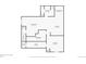 Basement floor plan displaying the layout of the house's lower level, showcasing room dimensions and connections at 15437 W 95Th Ave, Arvada, CO 80007