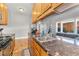 Stylish kitchen with a gas range, granite countertops, and stainless steel appliances at 1640 N Downing St # 103, Denver, CO 80218