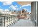 Spacious balcony offering stunning city views from a high-rise building at 891 14Th St # 1408, Denver, CO 80202