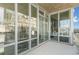 Expansive balcony with floor to ceiling windows overlooking the city at 891 14Th St # 1408, Denver, CO 80202