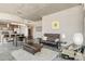 Cozy living room and dining area, brightened by natural light, and featuring modern decor at 891 14Th St # 1408, Denver, CO 80202