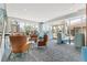 Lounge area with comfortable seating, large windows, and modern design at 891 14Th St # 1408, Denver, CO 80202