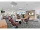 Comfortable lounge space featuring plush seating, modern lighting, and a flat-screen television at 891 14Th St # 1408, Denver, CO 80202